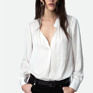 Zadig & Voltaire Tink Satin Blouse